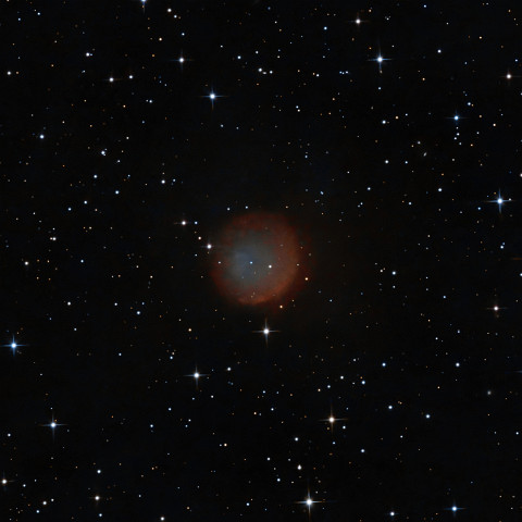 Abell28_ neu_final_crop Planetarischer Nebel Abell 28 (Ausschnitt) Dieser PN ist so leuchtschwach, dass ich beinahe einen persönlichen Rekord an Belichtungszeit aufstellen musste um...