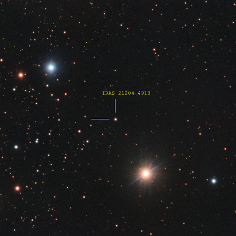 IRAS 21204+4913_annotated Infrarot-Spektroskopie bestätigt einen FU-Orionis-Ausbruch von IRAS 21204+4913. Quelle: https://www.astronomerstelegram.org/?read=17823 Astronomen haben...