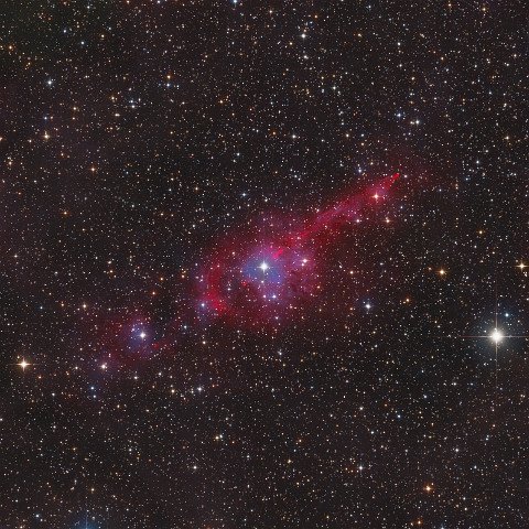 KX_Andromedae_Jet Der bipolare Jet des Binärsystems KX Andromedae. Dieser erstreckt sich 19 Lichtjahre in beide Richtungen. Inspiriert zu diesem Bild hat mich ein Zufallsfund auf...
