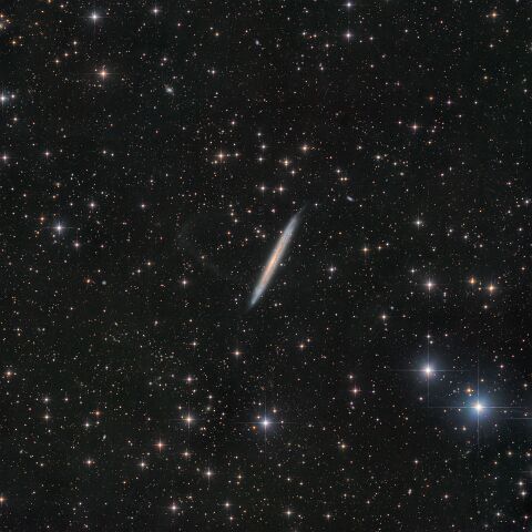 NGC5907_LRGB_SN2026KID_STELLARSTREAMS Hier nun eine weitere Aufnahme von NGC 5907, einer Galaxie, die ich vor einem Monat mit meinem großen Teleskop aufgenommen habe, um die Supernova SN2026kid zu...