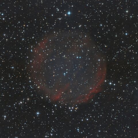 PK 158 17_1 Planetarischer Nebel PuWe 1 (PK 158+17.1) In Anbetracht des Wetters habe ich garnicht erst versucht, die extrem lichtschwache, große Außenhülle dieses Nebels zu...