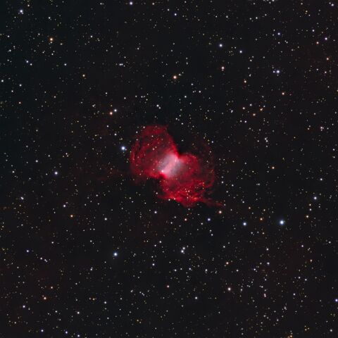 SH1-89 Eine kosmische Motte: Sh 1-89 (PN G089.8−00.6) ist ein kleiner bipolarer planetarischer Nebel im Sternbild Schwan (Cygnus) mit einer scheinbaren Ausdehnung von...