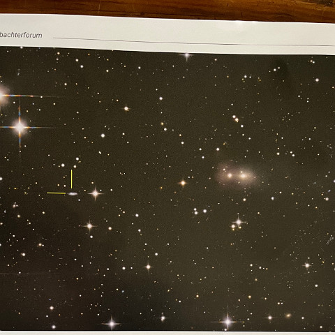 IMG_0534 Meine Aufnahme der Supernova SN2025iew in LEDA 46164 abgebildet im Journal für Astronomie Nr. 95, wo Manfred Mrotzek regelmäßig einen Artikel zu den Supernovae...