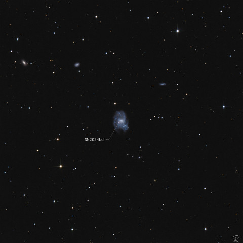 NGC3206_SN2024bch_annot Supernova in NGC 3206 Ich habe eine Wolkenlücke genutzt, um mit dem Teleskopsteuerungssystem StellarMate zu experimentieren, einer Alternative auf Linux-Basis...