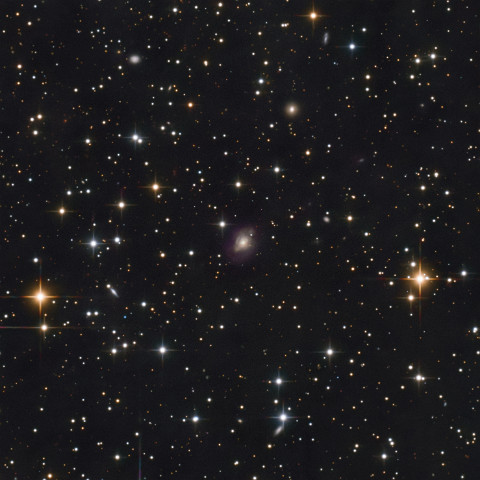 NGC7543_Atik420c Zum Testen einer älteren gebrauchten Farb-CCD Kamera, die ganz gut die speziellen Anforderungen erfüllt, die ich haben wollte, habe ich hier eine winzige...